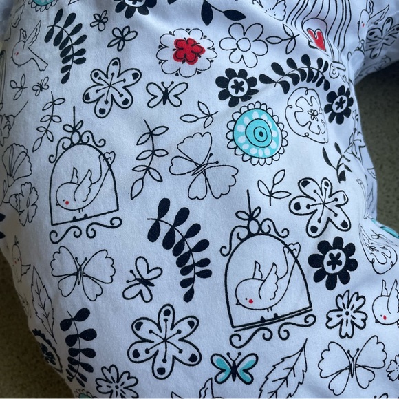 Boppy Other Boppy Nursing Pillow Bird Cage Black White Sketch